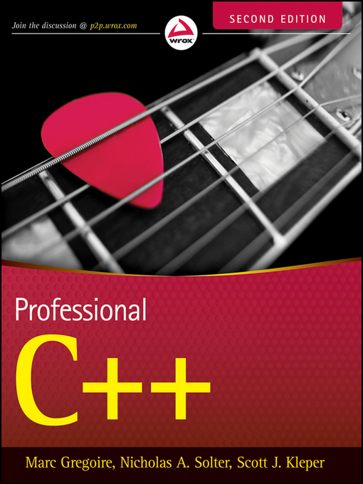 Title details for Professional C++ by Marc Gregoire - Available